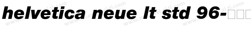 helvetica neue lt std 96字体转换